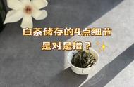 白茶储存的四大要点：透气醒茶、密封存茶、晒茶去潮，你做对了吗？