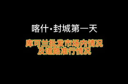 喀什封城第一天全面报道：物价、道路通行与配送保供情况大解析